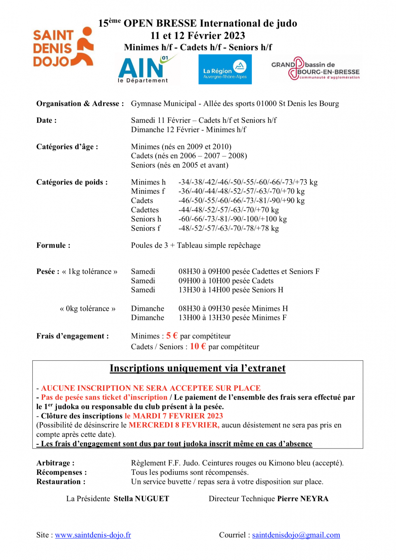Competition bourg