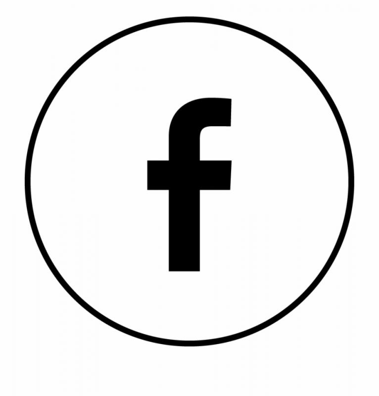 Logo facebook blanc